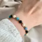 bransoletka z kolorowych kamieni